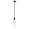 Z-Lite Monty 1 Light Pendant, Matte Black And Seedy 738P22-MB - alternate 2